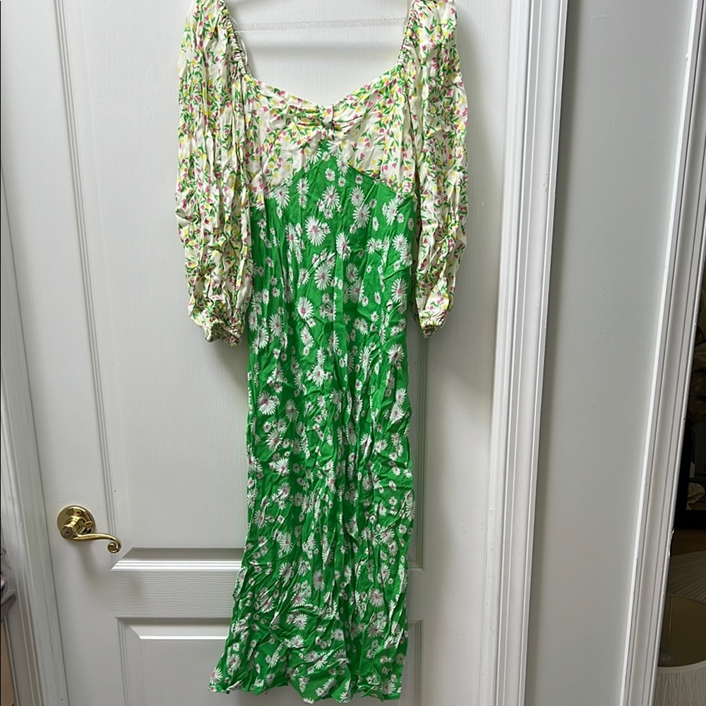 *NWT* RIXO x Target floral maxi dress